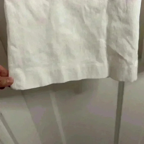 Women’s White Nordstrom Collection Capri Pants Size 14 - Picture 3 of 6